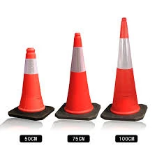 SAFETY CONE RUBBER BASE 50 CM
