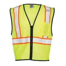 VEST SINGLE COLOUR YELLOW WITH POCKET