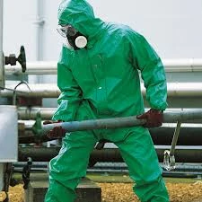 CHEMICAL COVERALL GREEN -B-SAFE
