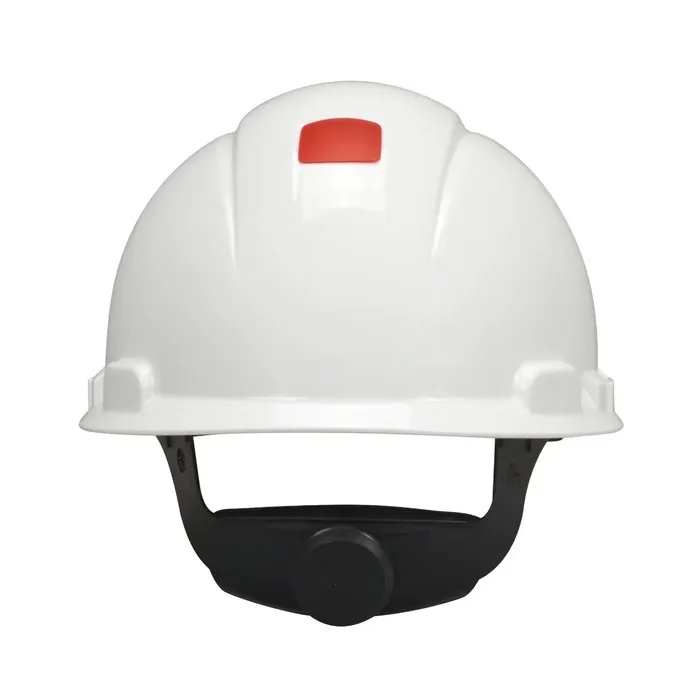 3M™ SecureFit™ Hard Hat H-701SFR-UV, White, 4-Point Pressure Diffusion Ratchet Suspension, with UVicator