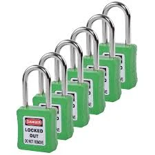 SAFETY PADLOCK 38MM GREEN
