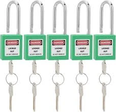 SAFETY PADLOCK 38MM GREEN