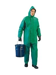 CHEMICAL COVERALL GREEN -B-SAFE