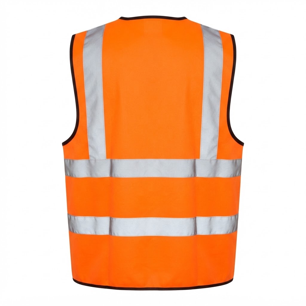 TEAKWOOD VEST WITH POCKET ORANGE 120 GSM