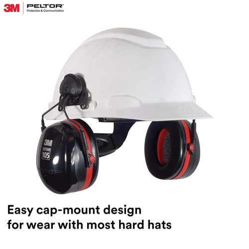 H10P3E 3M EAR MUFF HELMET MOUNT OPTIMA 105