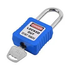 SAFETY PADLOCK 38MM BLUE