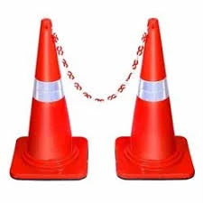 SAFETY CONE RUBBER BASE -1 MTR