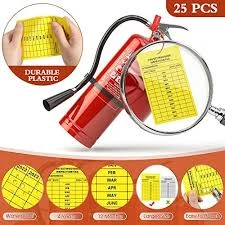 INSPECTION TAG FIRE EXTINGUSHER-STEEL
