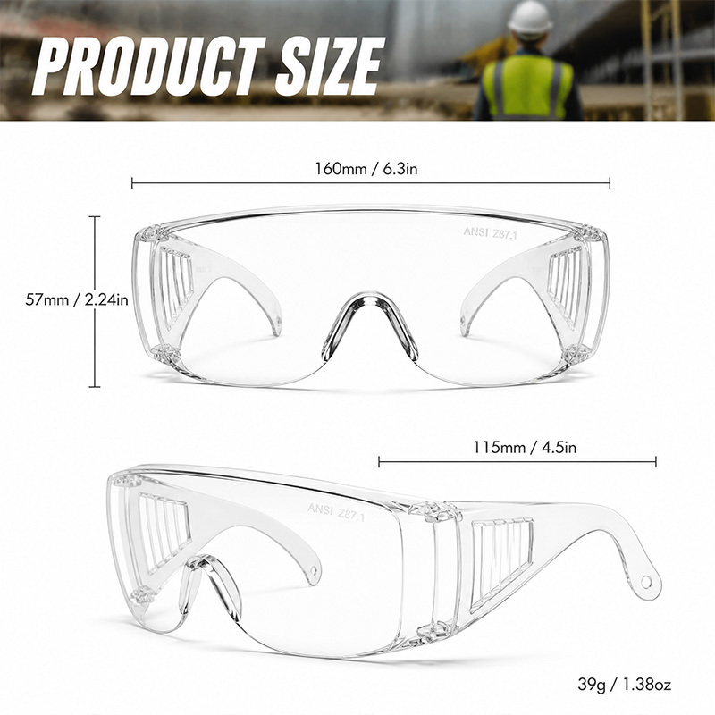 SAFETY OVER GLASS CLEAR