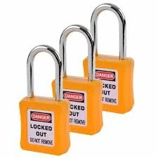 SAFETY PADLOCK 38MM ORANGE