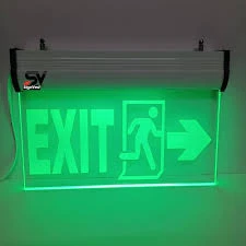 TRANSPARENT EXIT LED LIGHT