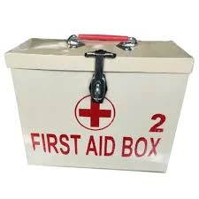 FIRST AID KIT ALUMINIUM BOX WITH KEY-M