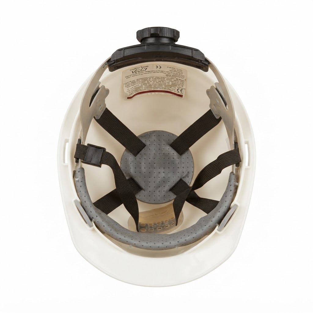 ZECURA HELMET WHITE WITH RACHET