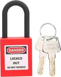 SAFETY PADLOCK 38MM RED