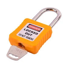 SAFETY PADLOCK 38MM YELLOW