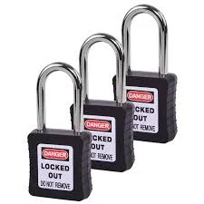 SAFETY PADLOCK 38MM BLACK