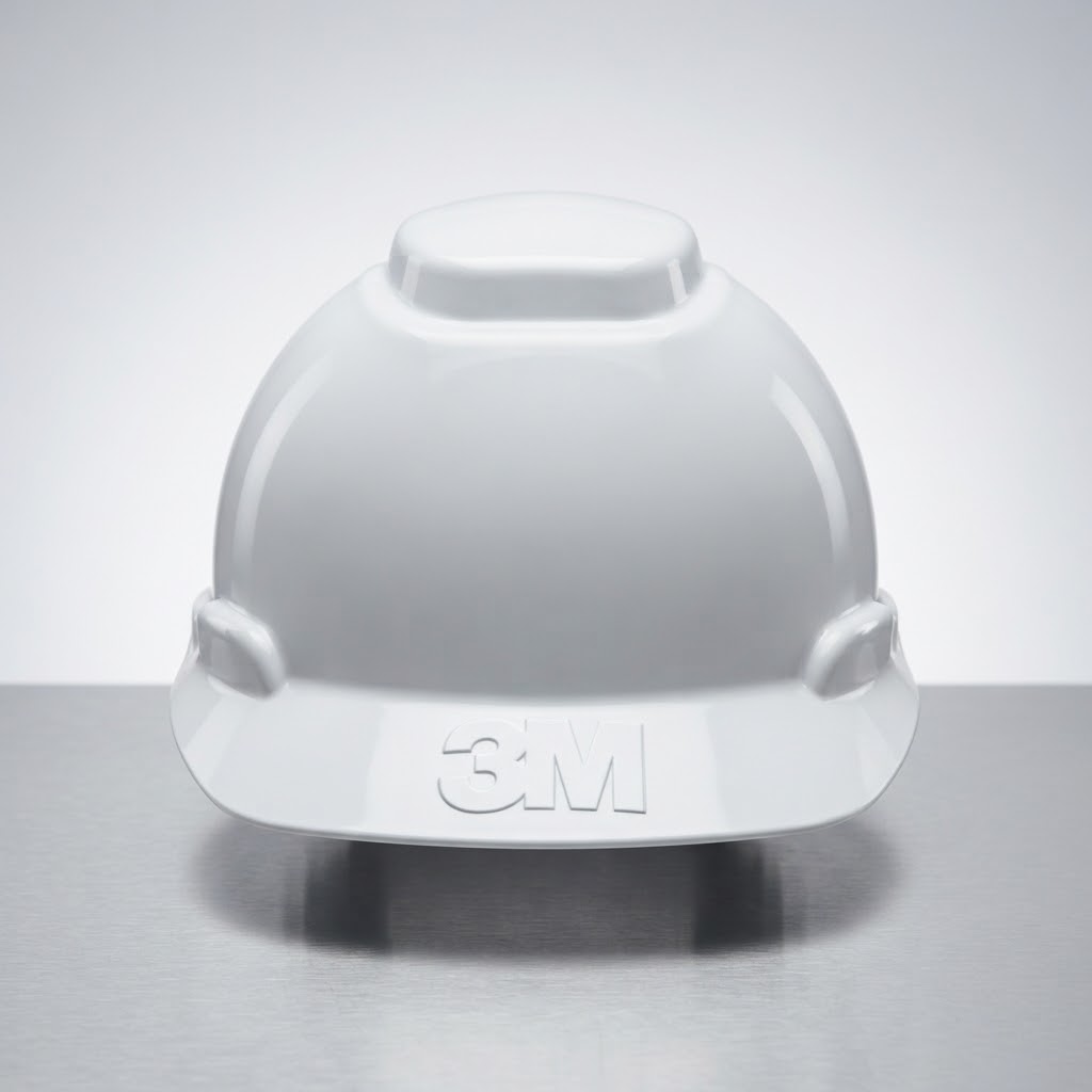 3M™ SecureFit™ Hard Hat H-701SFR-UV, White, 4-Point Pressure Diffusion Ratchet Suspension, with UVicator