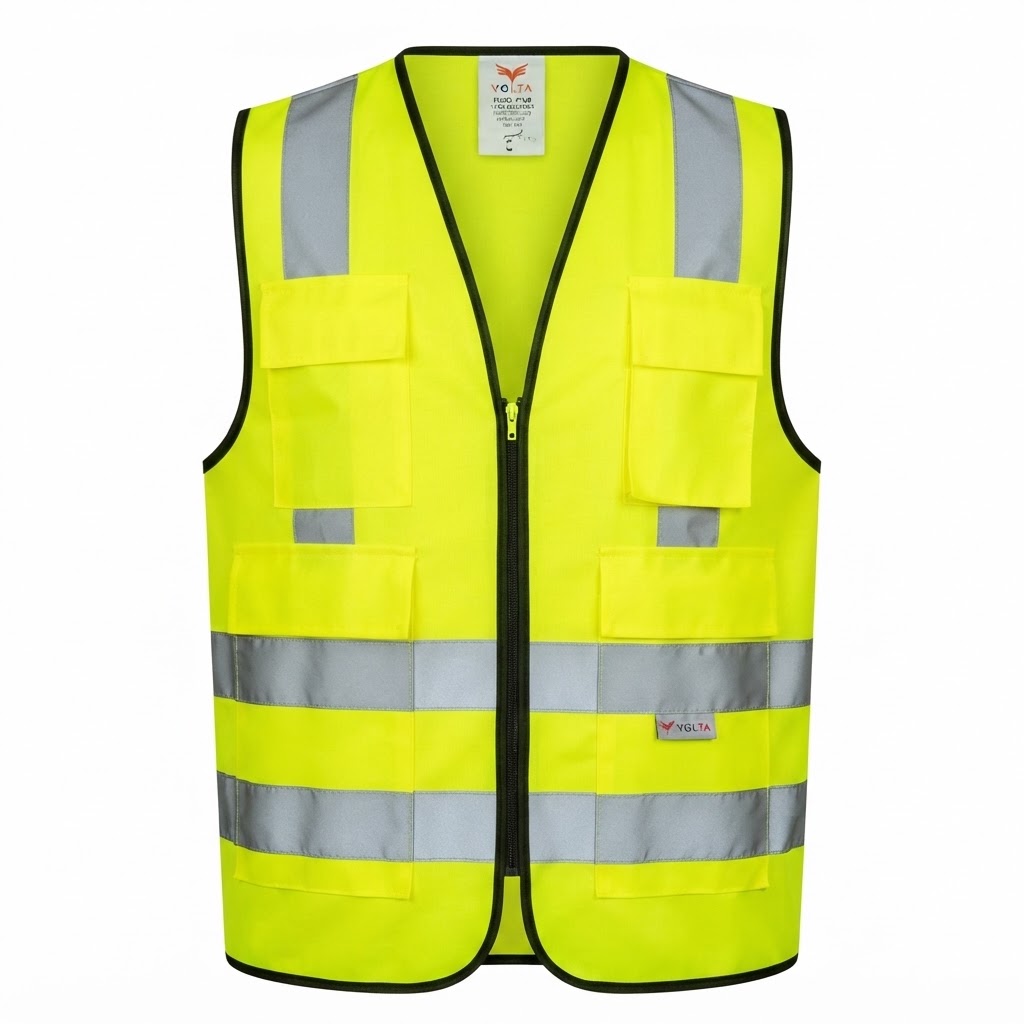 VOLTA VEST 4 POCKETS 120 GSM YELLOW