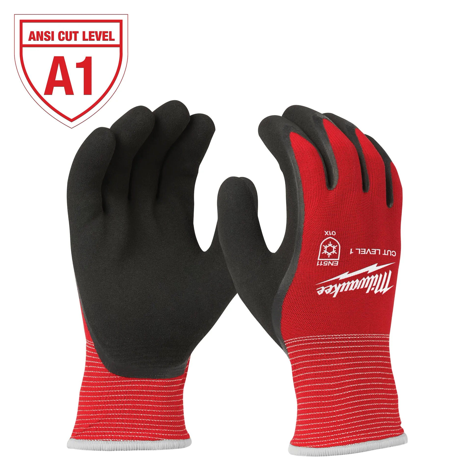Milwaukee Cut Level 1/A Dipped Gloves-M/L/XL