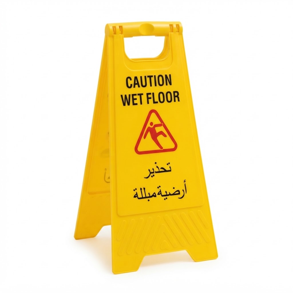 CAUTION WET FLOOR BOARD