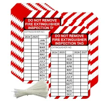 INSPECTION TAG FIRE EXTINGUSHER-PLASTIC