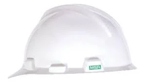 MSA HELMET HALF BRIM  WHITE