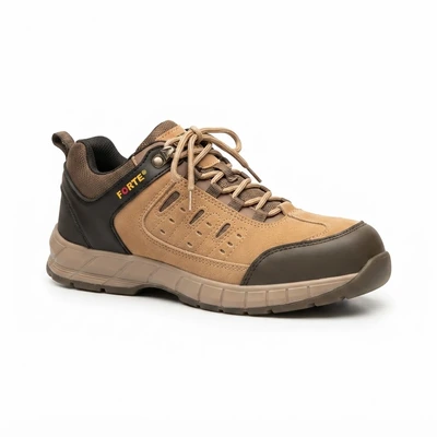 FORTE SAFETY SHOES LOW ANKLE BROWN