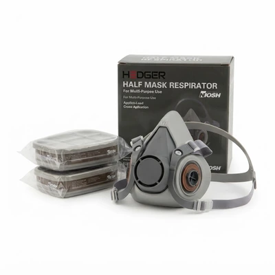 HEDGER HALF FACE MASK RESPIRATROR 6200A WITH FILTER