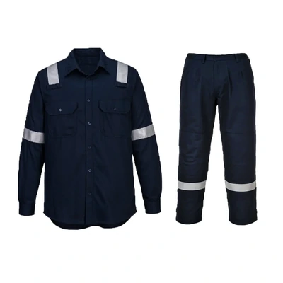 FR PANT & SHIRT SET 8 CAL NAVY BLUE