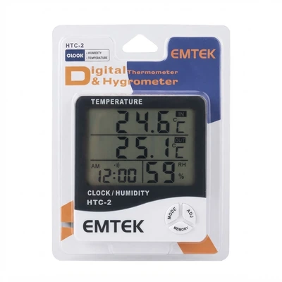 EMTEK THERMOMETER TEMPERATURE/HUMIDITY