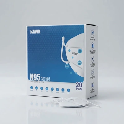HAWK N95 MASK 20PCS/BOX