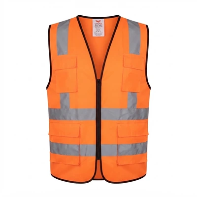 VOLTA VEST 4 POCKETS 120 GSM ORANGE