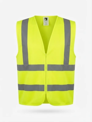 SAFE SQUARE SAFETY VEST 120 GM YELLOW WITHOUT POCKET -INDIA