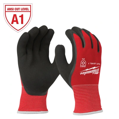 Milwaukee Cut Level 1/A Dipped Gloves-M/L/XL