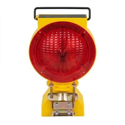 SOLAR WARNING LIGHT BRACKET TYPE RED