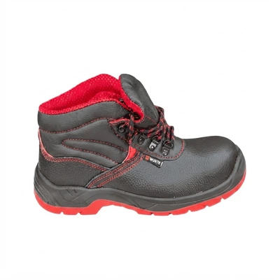 WURTH SAFETY SHOE BLACK&RED HIGH ANGLE S3