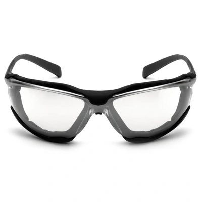Vidafor VG310 High-Impact Polycarbonate Safety Glasses with Clear Lenses & Detachable EVA Gasket
