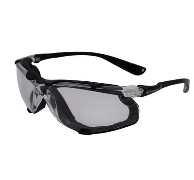 Vidafor VG310 High-Impact Polycarbonate Safety Glasses with Clear Lenses & Detachable EVA Gasket
